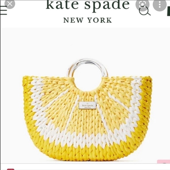 kate spade Handbags - Brand New Kate Spade Picnic Perfect Lemon Tote 🍋 🍋 🍋